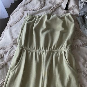 Green jumpsuit from forever 21
